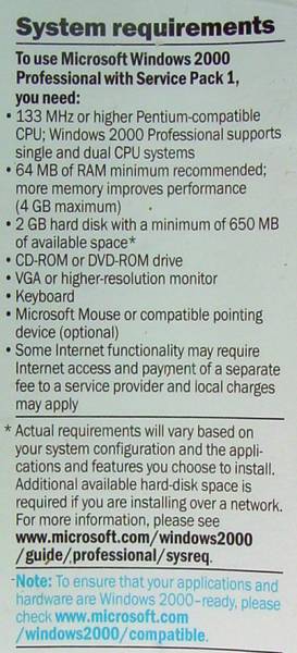 【815】Microsoft Windows2000 Professional Retail English New 北米 英語版 新品 未開封 マイクロソフト ウィンドウズ リテール 通常版