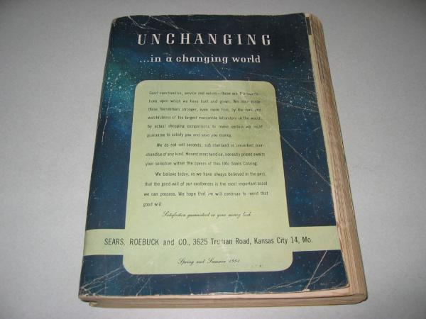 『1年保証』 Sears 米国 シアーズカタログ 昭和26年 春夏号 1951年 モノ・トレンド情報