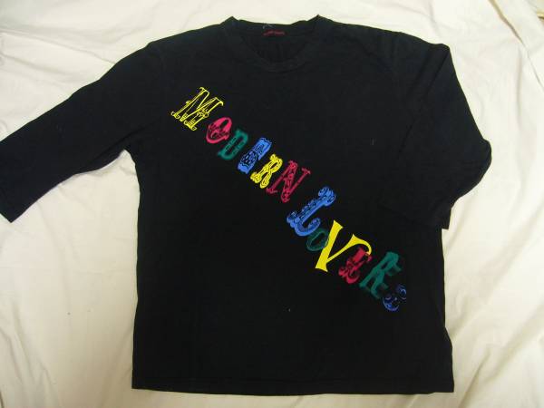 モダンラバーズ ロゴ 5部袖 Tシャツ トルネードマート 黒 L_画像1