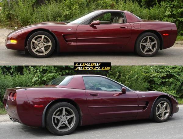 98-05 シボレー コルベット C5 Z06 Z51 エアロマッドガード オーバーフェンダー フェンダートリム ボディーパーツ 外装カスタム 専用設計_画像3