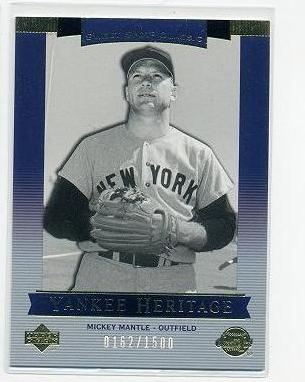 03 Sweet Spot Classics #136 Mickey Mantle 0162/1500_画像1