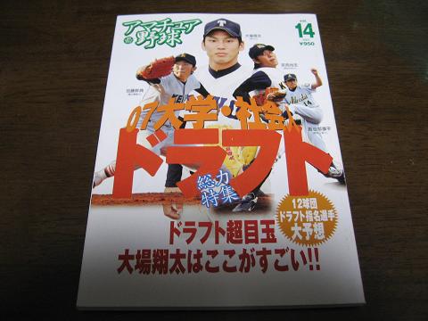 アマチュア野球⑭/07年大学・社会人ドラフト総力特集/大場/田沢_画像1