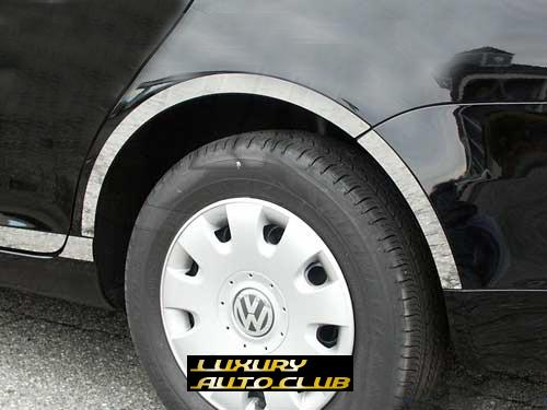 VW フォルクスワーゲン ジェッタ クロームフェンダートリム メッキ メッキ クロ－ムパネル 鏡面 トリム エアロ カスタム 高品質 専用設計_画像1