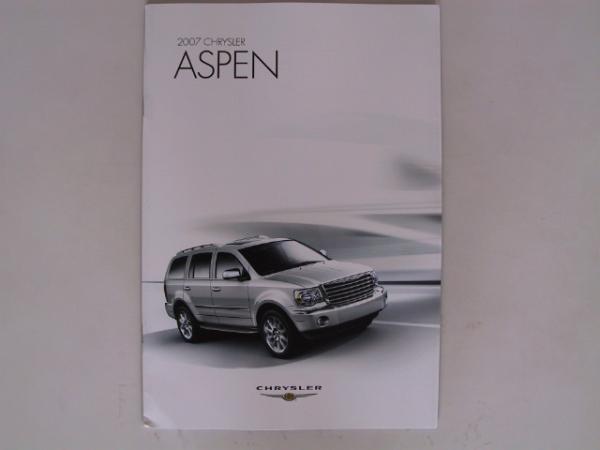  Chrysler as pen ASPEN 2007-2009 year of model USA catalog 
