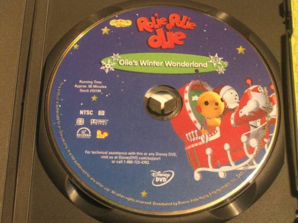 US製Rolie Polie Olie英語版DVD・Olie’s Winter Wonderland♪_画像3