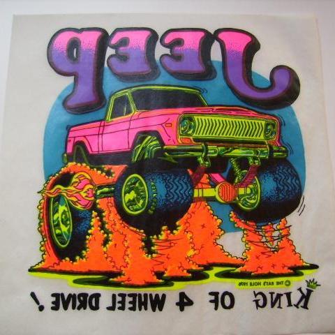 ビンテージ Rat’s Hole アイロンプリント 熱転寫(xiě) Jeep