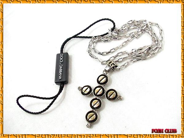 ドルチェ＆ガッバーナ＜GN002A＞十字架?シルバーネックレス