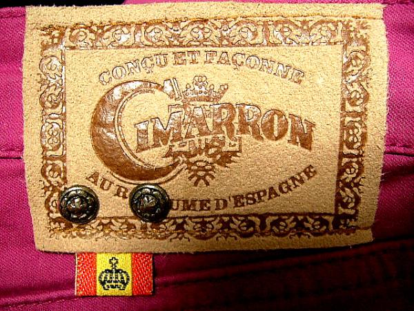 ◆CIMARRON シマロン◆パンツ（ピンク）◆スペイン制◆