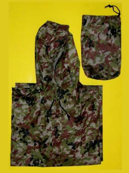  new goods Ground Self-Defense Force camouflage pattern camouflage -ju rain poncho 