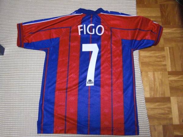  быстрое решение! включая доставку 97-98 год Barcelona (H) Figo 