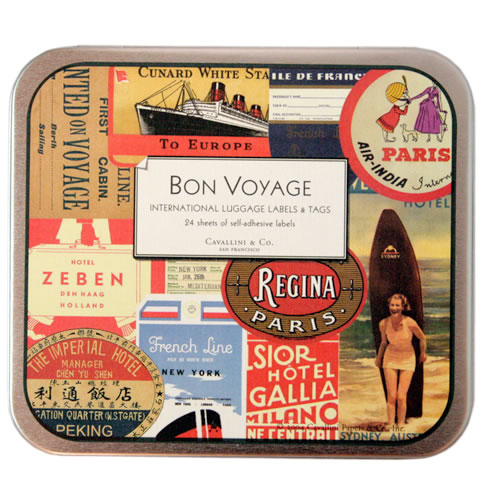 ▽▼41101▼▽＜CAVALLINI*トラベルステッカー＞BON VOYAGE_画像2