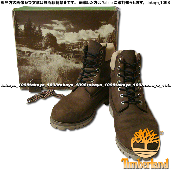 ◆ Timberland ティンバーランド ◆ ブーツ ヌバック ブラウン_画像1