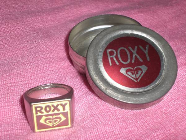 *** ultra rare! Kawai i! ROXY Roxy Logo ring ② ***