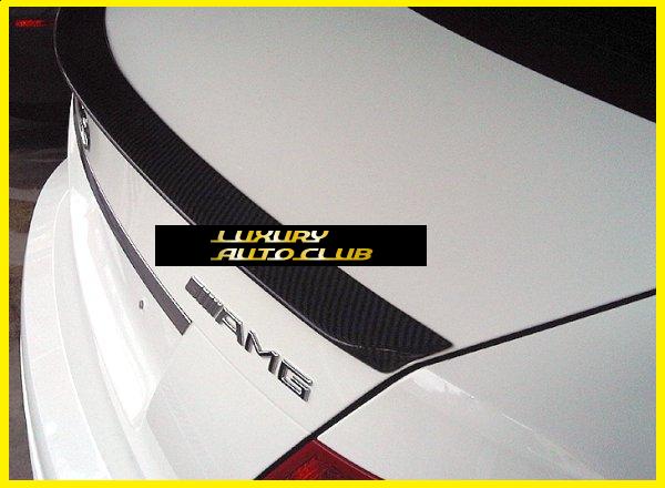 ベンツ W204 Cクラス C63 カーボンリアスポイラー AMG エアロ トランクスポイラ－リアルカ－ボン綾織り 外装カスタム 高品質_画像2