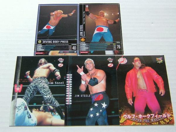ジム?スティール 5枚セット プロレス ウルフ?ホークフィールド