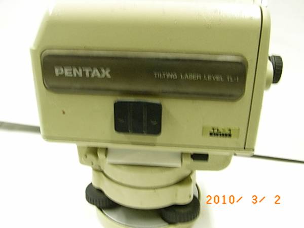 100224測量☆PENTAX☆ペンタックスティルティング電子レーザー 100224測量☆PENTAX☆ペンタックスティルティング電子レーザー