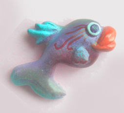手作りの魚(yú)デザイン?ブローチ