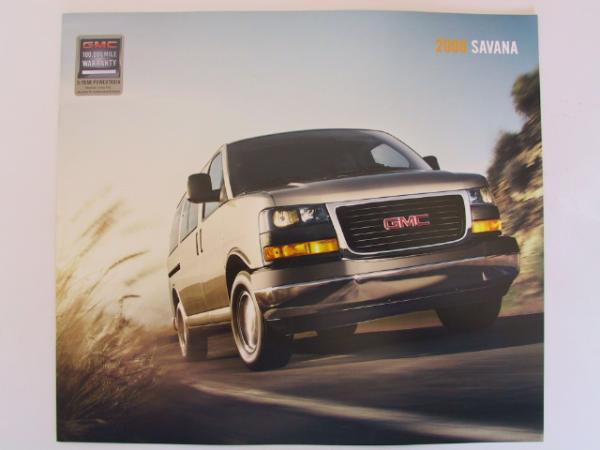 GMC Savana Safari 2001-2008 year of model USA catalog 