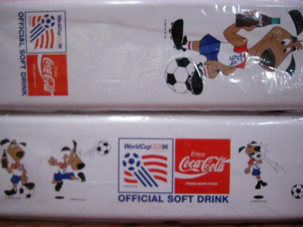 ● '94 ワールドカップ 記念 / 2種 / coke / 缶ペンケース / 未開封品 / サッカー / FIFA / コカ・コーラ ●・・・B17_画像3