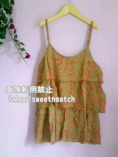  tea i is ne(yuru)tia-do camisole new goods unused ethnic Asian 