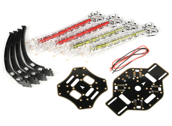 AquaPC* free shipping Q500 LED Quadcopter Frame with Integrated PCB*