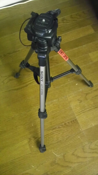 SONY リモコン付き ビデオ・カメラ三脚 VCT-570RM ソニー 撮影 機器 ハイグレード _画像2