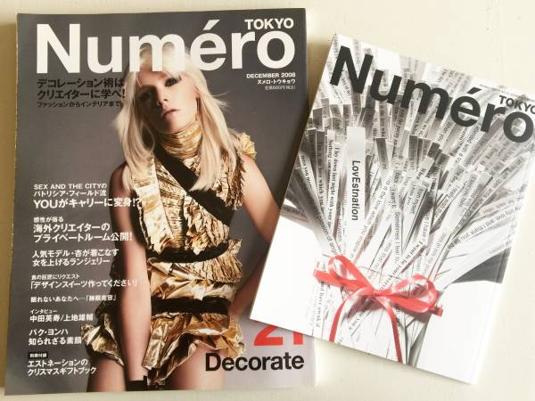 ☆Numero/ヌメロ☆no.21☆2008年12月号☆デコレーション術特集★_画像1