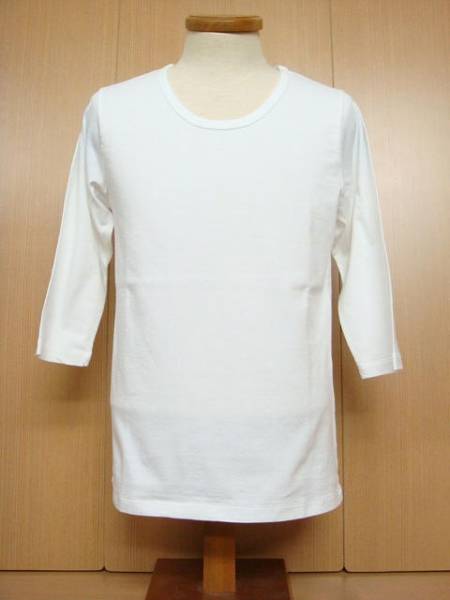 【送料198円】 SUGAR CANE Light シュガーケーン Uネック 5分袖Tシャツ(XL)白_画像1
