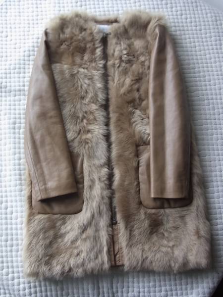 /148/ new goods Y23 ten thousand body dressing top class fur × leather coat 38 size /148