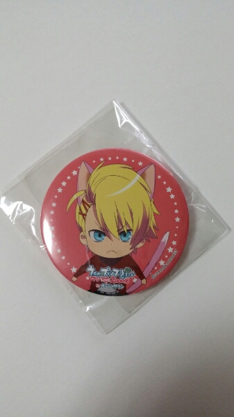 送料無料☆新品未開封☆来栖 翔 ナンジャ 猫耳 缶バッジ 缶バッチ うたのプリンスさまっ うたプリ 来栖翔 くじ 希少 レア