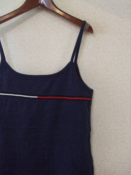 TOMMYHILFIGER紺ライン入キャミソール（USED）80214