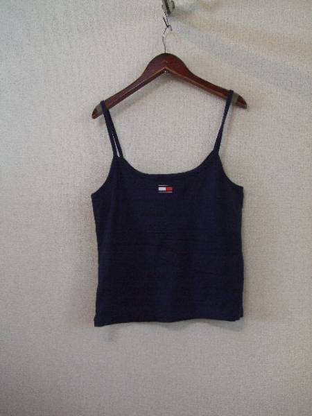 TOMMYHILFIGER紺ライン入キャミソール（USED）80214