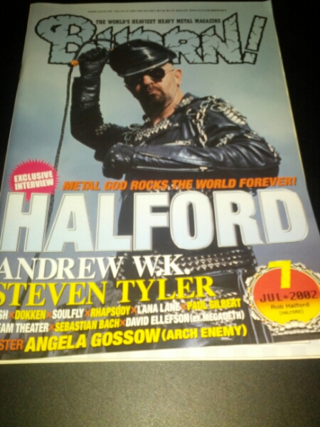 BURRN!2002/7 JUDAS PRIEST/ARCH ENEMY steven tyler dokken