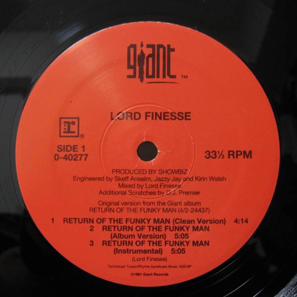 LORD FINESSE / RETURN OF THE FUNKY MAN_画像2