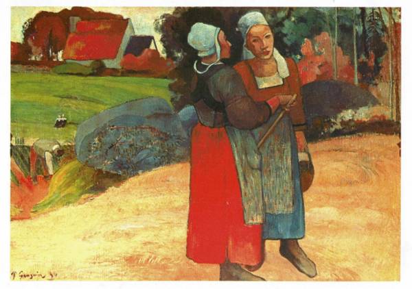 ゴーギャン　ポストカード入り額 Ｐａｕｌ　Ｇａｕｇｕｉｎ　14_画像2