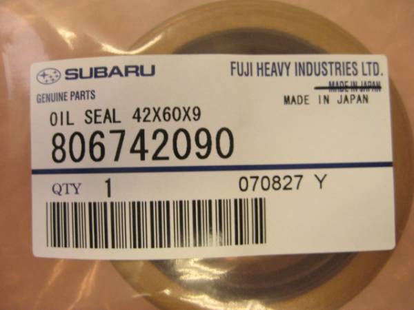  Subaru 360 out of print oil seal 2 point original new goods unopened 