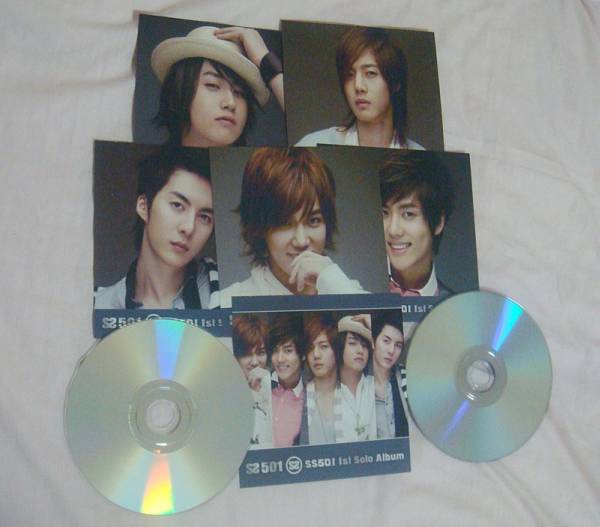 SS501 1st Solo Album CD+DVD Taiwan .. первый раз ограничение запись hyon Jun 
