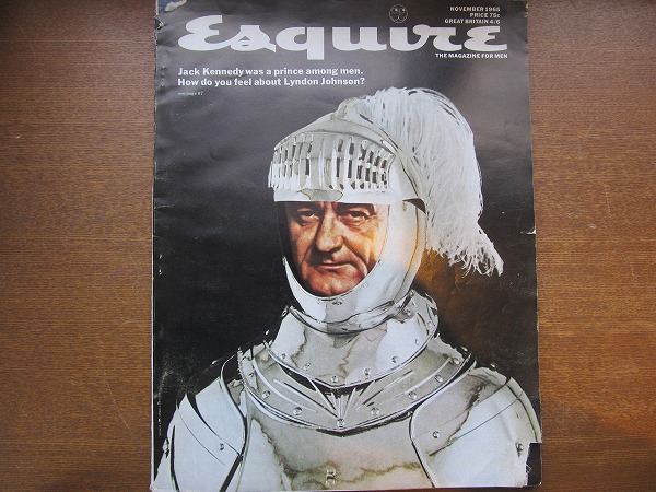 洋雑誌Esquireエスクァイア1965.11 ケネディ リンドンジョンソン_画像1