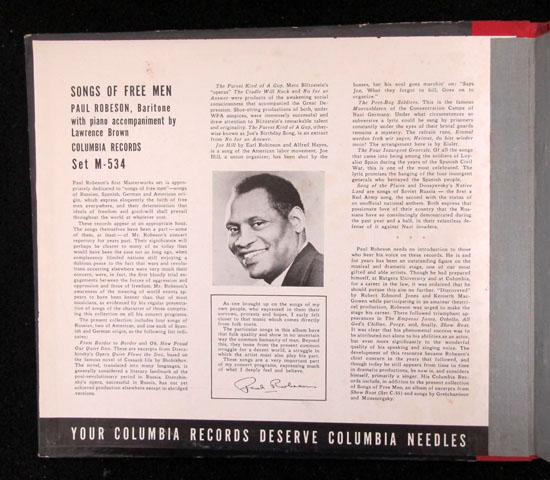  ◆SP盤 ◆4枚組 ◆PAUL ROBESON ◆COLUMBIA RECORDS 米_画像2