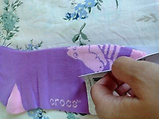 [19]CROCS* Crocs * обувь внизу * носки *27.5