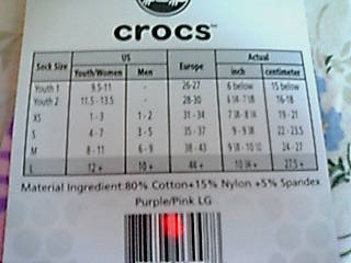 [19]CROCS* Crocs * обувь внизу * носки *27.5