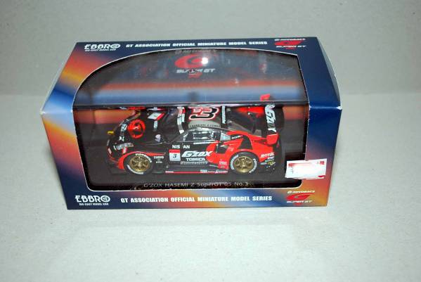 ●●絶版車　新品1/43　G'ZOX・HASEMI Z　BLACK/RED (730)