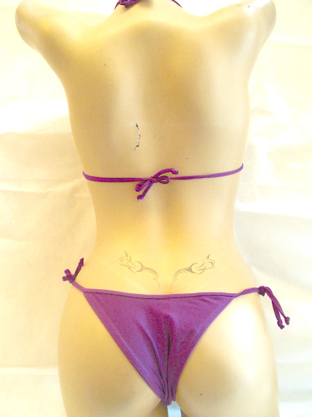 bra42 ◎【新品】値下げ perfeito forma ブラジル三角ビキニ パープル Ｍ◎