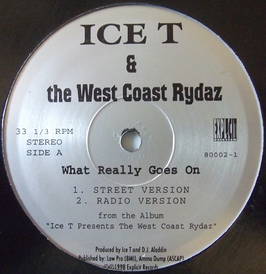 【G-RAP】ICE-T&WEST COAST RYDAZ/WHAT REALLY GOES ON/シールド_画像1