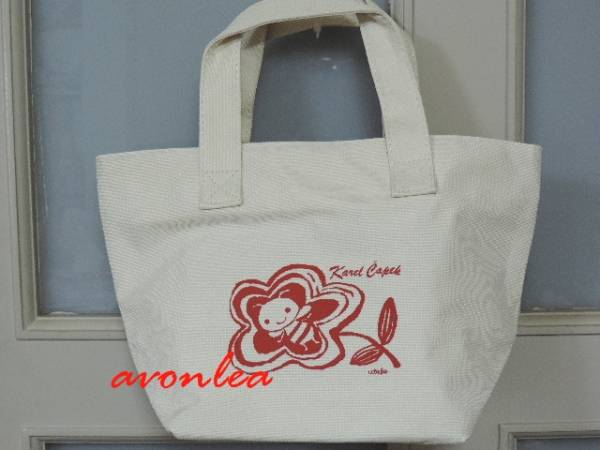 カレルチャペック紅茶店 ミニバッグ/ランチトートバッグ みつばちバジー ファスナータイプ(山田詩子/布バッグ_かわいいバッグです。