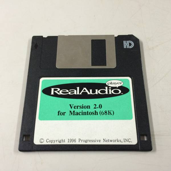 中古品 RealAudio player Version2.0 for Macintosh 現状品_画像1