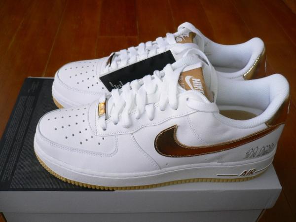 即決♪限定レア！♪新品未使用 NIKE ナイキスニーカー AIR FORCE 1 '07 PLAYERS エアフォース１ 25周年記念モデル 26.5cm♪_画像1