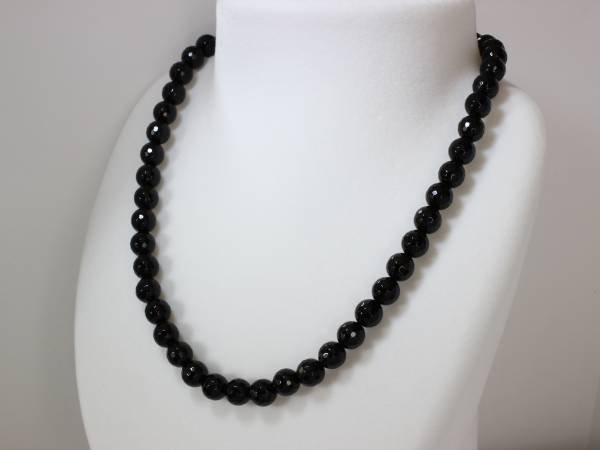 ★☆★ オニキス ネックレス8mm（新品/送料無料）☆★☆