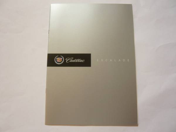  postage 0 jpy #2004 Cadillac Escalade catalog with price list #2