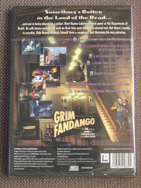 Grim Fandango (LucasArts) PC CD-ROM_画像2